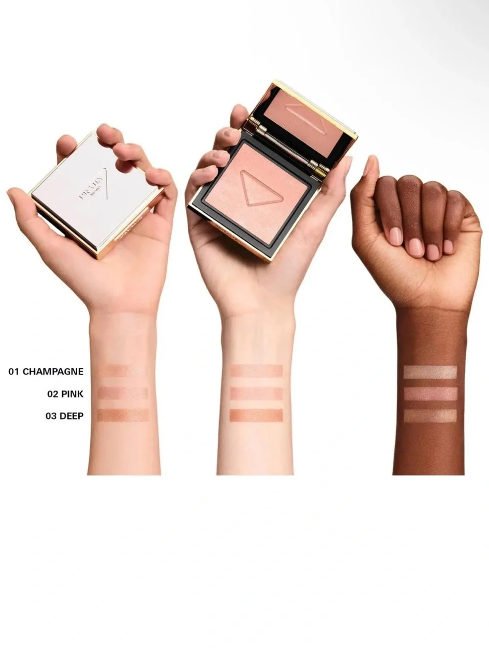 Prada glowing weightless